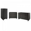 Ensemble de commode 3 pieces Granville Modern en gris charbon
