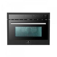  Four a micro-ondes encastrable Oliena Espresso Noir 24 pouces, 1,6 pi³ - FMWDR3093-24BLK