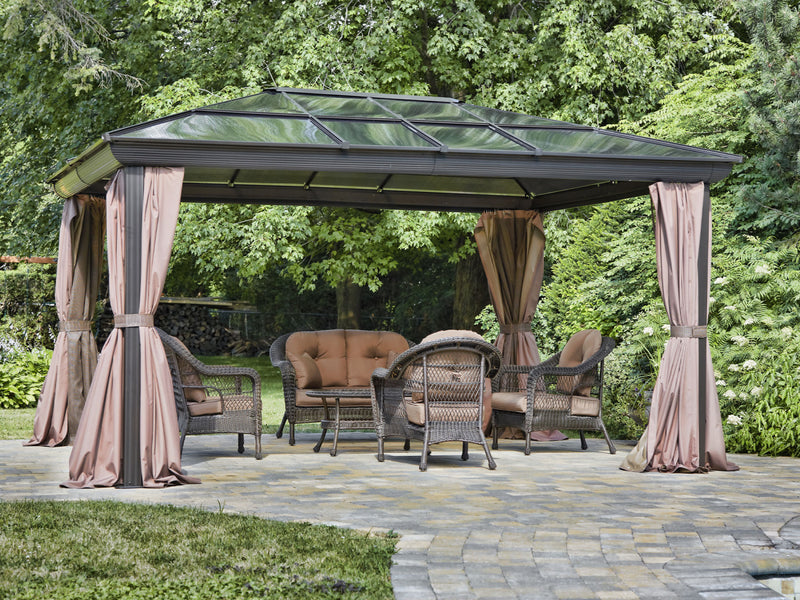 Gazebo Penguin Venus - Gazebo 12x14 Toit de polycarbonate