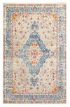 Tapis Traditionnel Daria 5'0\" x 8'0\" en Gris