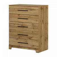  Barcelo Commode 5 tiroirs Chêne nordique, de Meubles South Shore