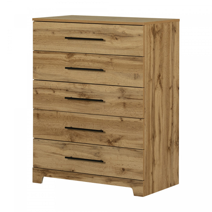 Barcelo Commode 5 tiroirs Chêne nordique, de Meubles South Shore