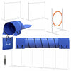 Equipement d'entrainement d'agilite pour chien, 7 pieces