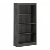 Bibliothèque Axess à 4 tablettes - chêne gris
