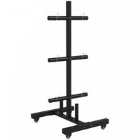 Soozier Support Pour Plaques De Poids 4 Roues, Pour Plaques Et Barres De 2