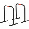 Soozier Lot De 2 Barres De Dips, Station De Traction Pour Entrainement Complet Du Corps, Salle De Gym A Domicile, Noir