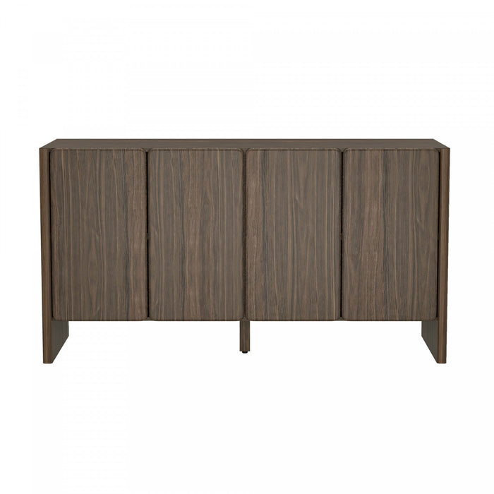 Buffet moderne Linda 60\" en noyer brun