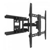 Support mural articule Kanto LX600SW pour televiseurs de 34 a 65 pouces, avec fixations metalliques robustes et boulons a bascule SNAPTOGGLE®, noir