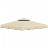 Outsunny 9.8' X 9.8' Toit De Rechange Pour Tonnelle Double Toit Beige