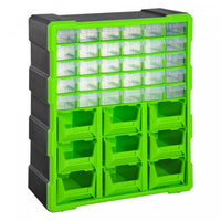 Durhand 39 Tiroirs En Plastique Pour Pieces De Rangement En Plastique, Vert