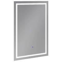 Miroir Frielle de 42 po argenté