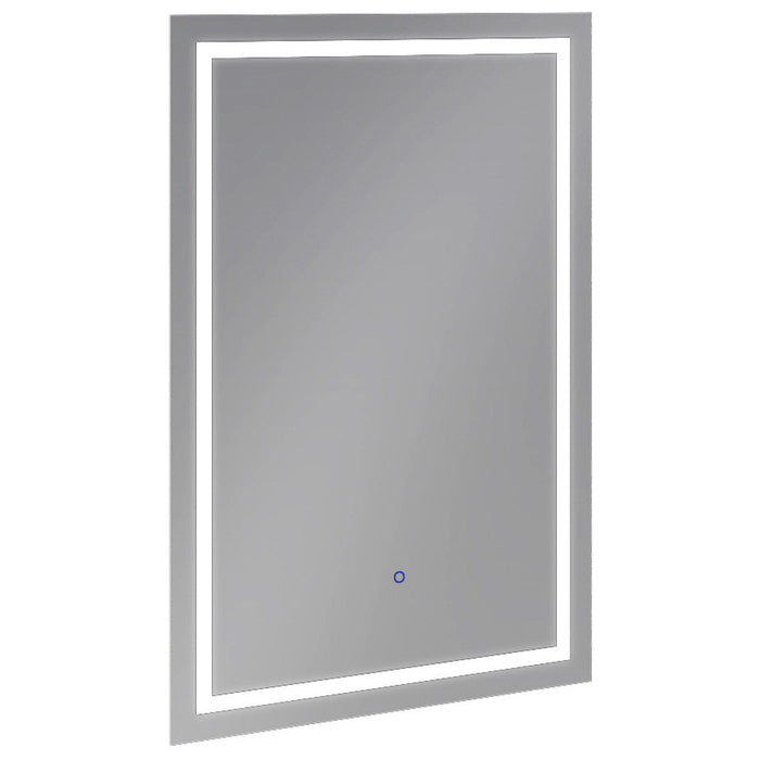 Miroir Frielle de 42 po argenté