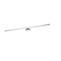 Lumière de coiffeuse Arandel de Dainolite de 4 po de diamètre en acrylique blanc qui diffuse la lumière, avec fini chromé poli et ampoule à DEL de 24 W
