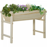 Outsunny - Lit De Jardin Sureleve De 43