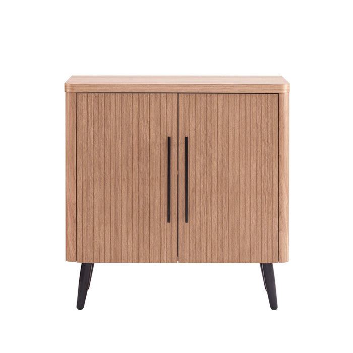 Jodie – Cabinet d’appoint cannele mi-siecle moderne 31\" en erable