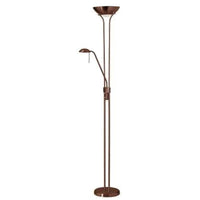 Lampe à pied Mother & Son de Dainolite avec fini bronze brossé huilé