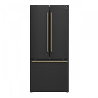  Refrigerateur Espresso Gallipoli de 30 po a portes francaises, noir, 17,5 pi³ – FFFFD1974-31BLK
