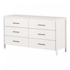 Gravity Commode 6 Tiroirs - Blanc Solide