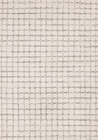  Tapis Oslo White a grands galets, 7'10