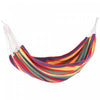 Outsunny 83\"x59\" Double Hamac Lit Chaise Longue Salon Jardin Camping Randonnee Meubles, Rouge