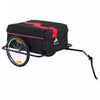 Remorque Pour Bicyclette, Remorque De Chargement Pour Bicyclette, Chariot De Jardin Utilitaire, Porte-outils Avec Couvercle Amovible
