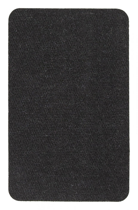 Tapis Interieur/Exterieur Hobnail Moderne 1'8\" x 2'7\" en Noir