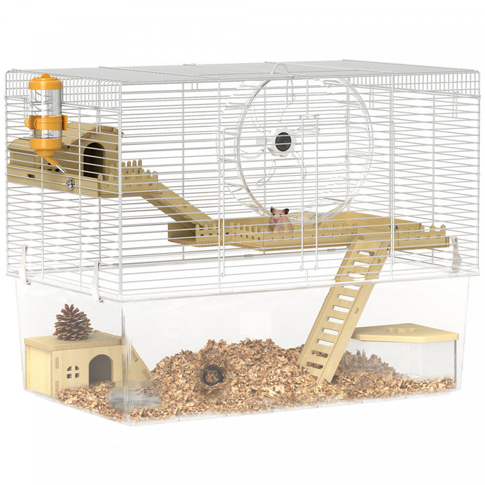 360° Viewing Transparent Hamster Cage