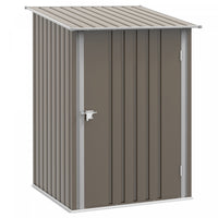 Outsunny Remise De Jardin 3,3 Pi X 3,4 Pi Avec Porte Verrouillable, Brun