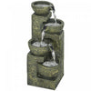 Outsunny Fontaine D'exterieur Avec Debit Reglable, Aspect Pierre