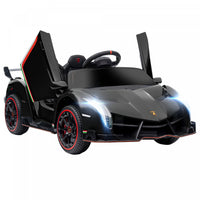 Aosom Voiture Electrique 12 V Avec Portes Papillon, 7 Km/h, Jouet Pour Enfants Avec Batterie Portabl