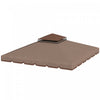 Outsunny Toit de remplacement pour gazebo 10'x10' avec toit a double niveau