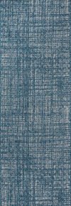 Tapis Contemporain Nayah 2'0\" x 6'0\" en Bleu