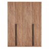 Armoire moderne Lee 2 pieces en brun dore