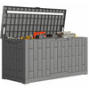 Outsunny Coffre de Rangement 80 Gallons en Resine, Verrouillable