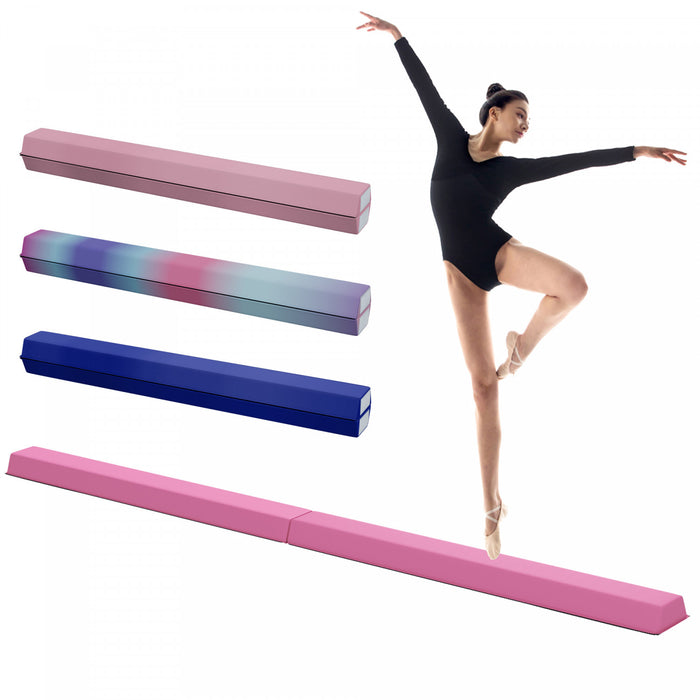 Soozier Poutre d'equilibre de gymnastique pliable de 7,7 pi, Rouge