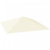Outsunny Couverture De Remplacement Pour Gazebo Remplacement Du Toit, Creme