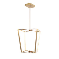 Lustre Curant de Dainolite en silicone blanc qui diffuse la lumière, avec fini laiton vieilli et ampoule de 48 W