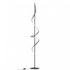 Lampe à pied à DEL de 51 po noir mat avec gradation progressive