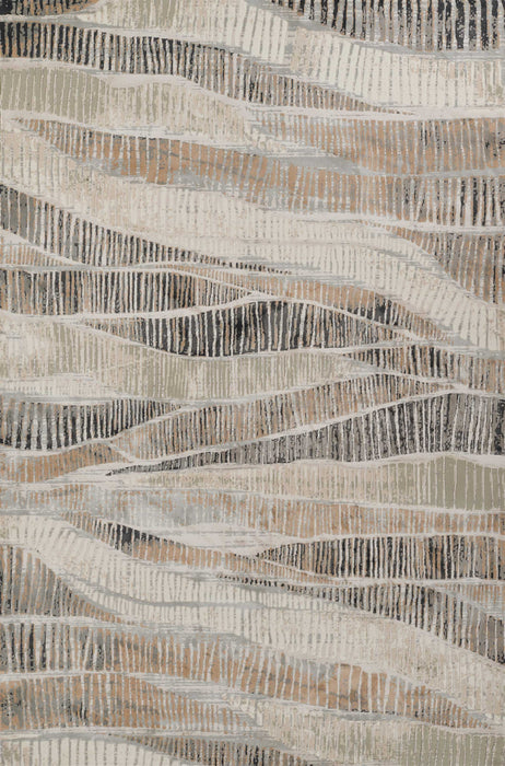 Tapis Contemporain Briar 8'11\" x 12'6\" en Gris