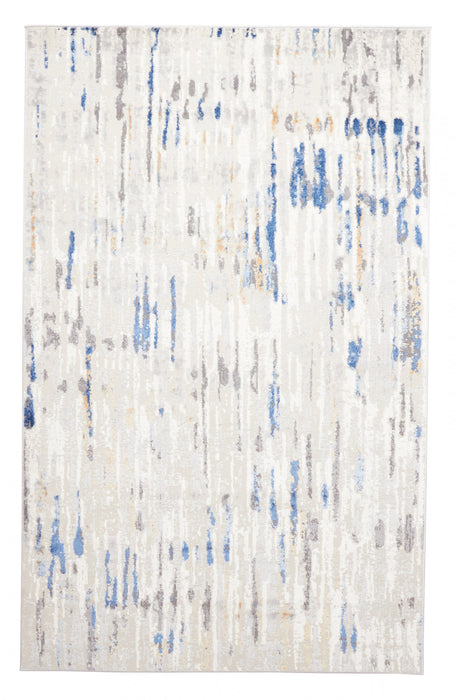 Tapis Contemporain/Moderne Juniper 8'0\" x 10'0\" en Gris