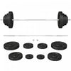 Soozier Ensemble d'Halteres de 154lb pour Salle de Sport a Domicile