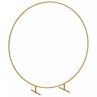 Outsunny 6.6ft Or Arc De Mariage Rond Support De Fond Pour La Fete