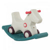 Qaba Cheval A Bascule 2 En 1 Jouets Et Voiture Coulissante Pour Enfants Bebe Roulant Jeune Enfant Ensemble De Jeu Interieur Exterieur 1-4 Ans