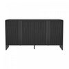 Novara Contemporary 60" Sideboard in Black (4-Door) | Buffet contemporain Novara 60" en noir (4 portes)
