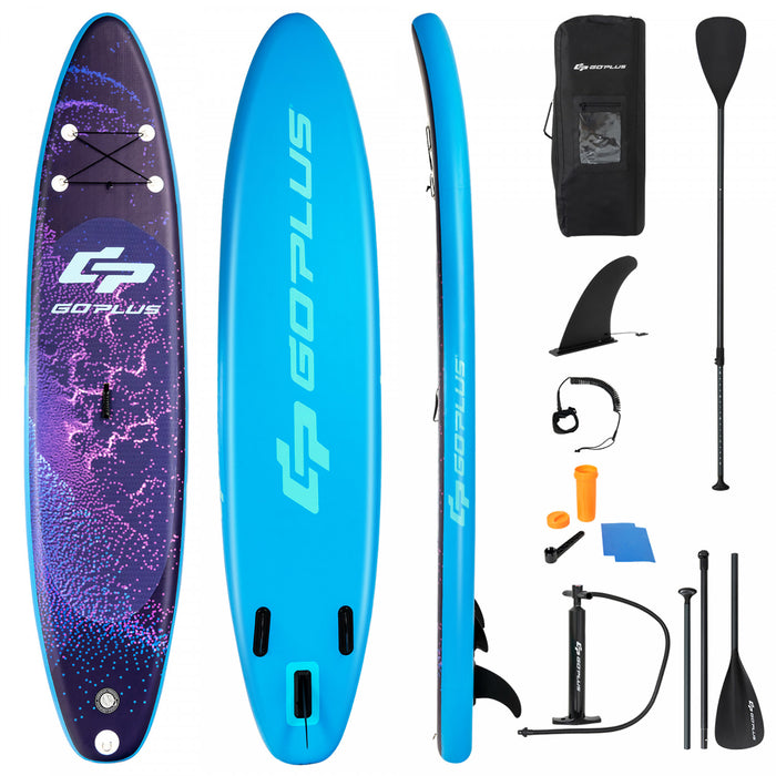 Marque Go Plus Stand Up Paddle Gonflable 335 Cm Planche De Surf Avec Pagaie En Aluminium Et Sac