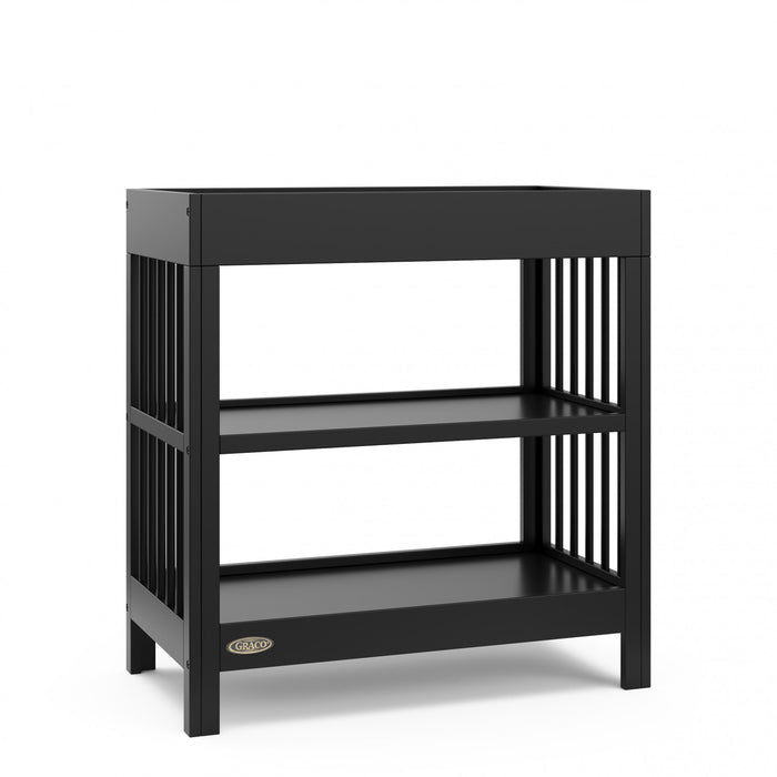 Graco Teddi Table a langer avec matelas a langer resistant a l’eau - Noir