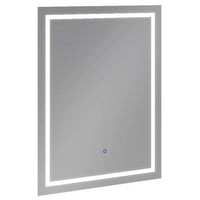 Miroir Frielle de 32 po argenté