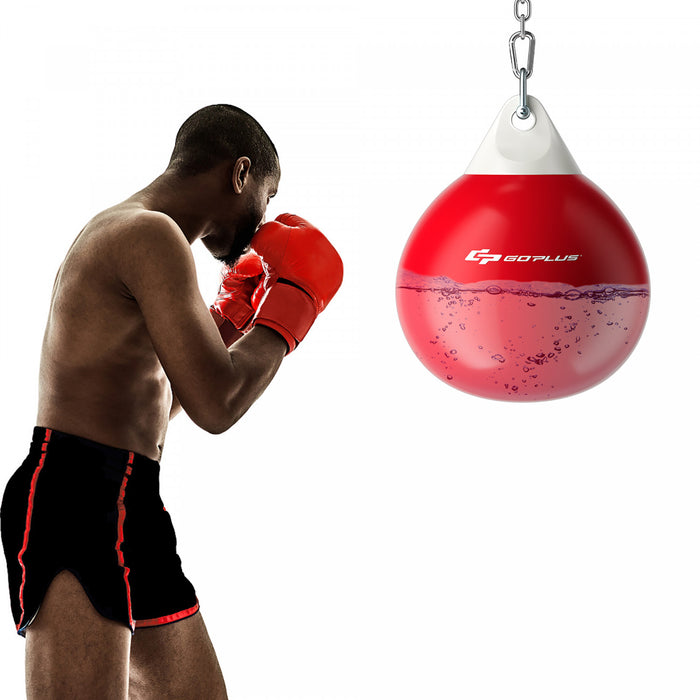 Goplus 18\" 110lbs Eau Lourde Remplie Poinconnage Aqua Formation Sac De Boxe A La Maison Crochet De Gym