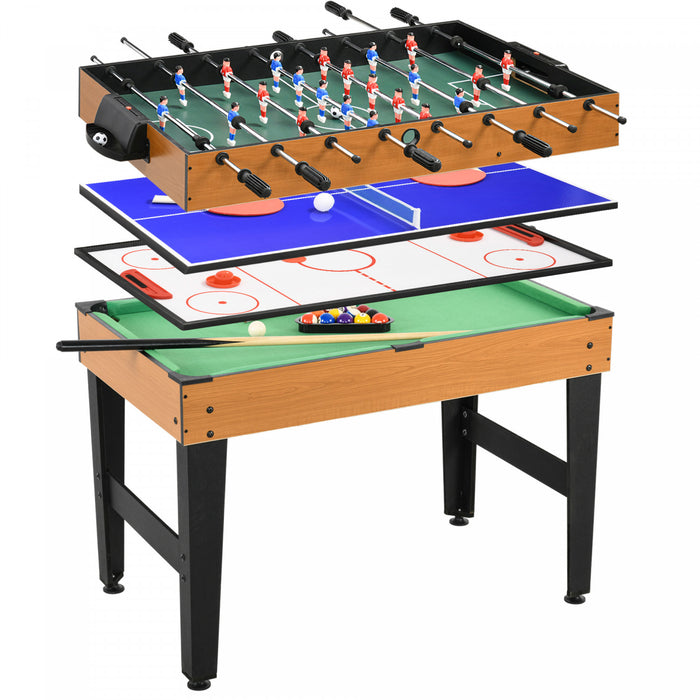 Soozier Table Multi-jeux, Billard, Hockey, Tennis De Table, Baby-foot