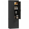 HOMCOM Armoire Haute, 67\" Armoire de Rangement de Cuisine, Noir